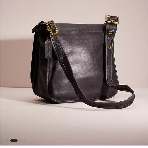 COACH Vintage Stewardess Bag glovetanned leather converts shoulder to crossbody - Picture 16 of 16